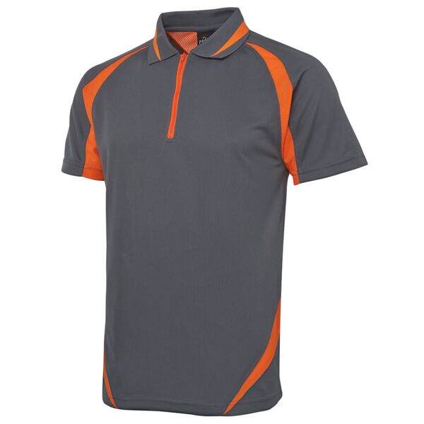 PODIUM ZIP POLY POLO Thumbnail