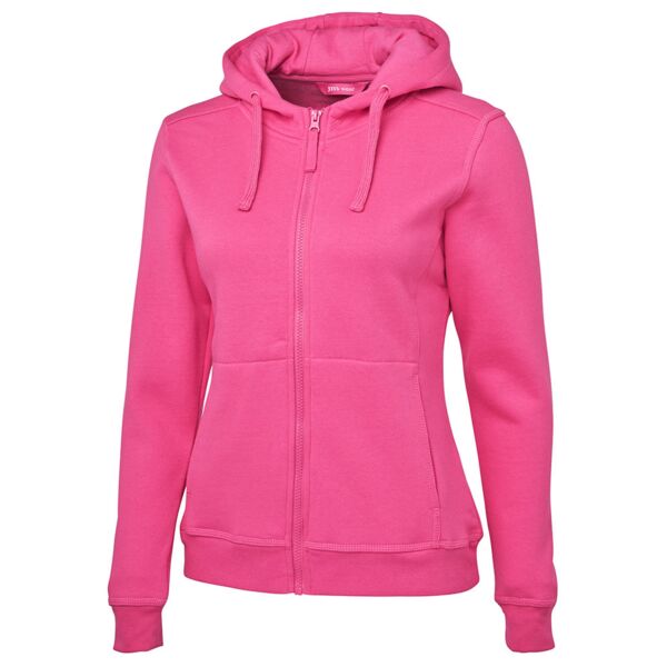 JB's LADIES FULL ZIP FLEECY HOODIE Thumbnail