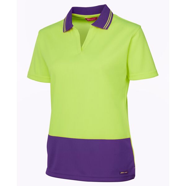 JB's HV 4602.1 LADIES S/S NON BUTTON POLO Thumbnail