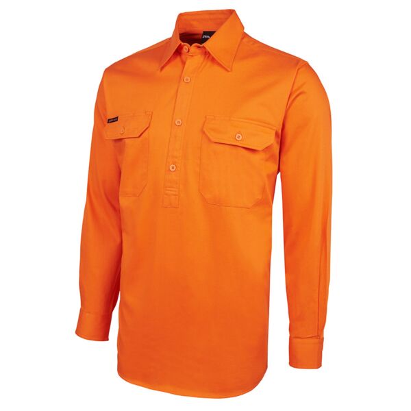 JB's HV CLOSE FRONT L/S 190G SHIRT Thumbnail