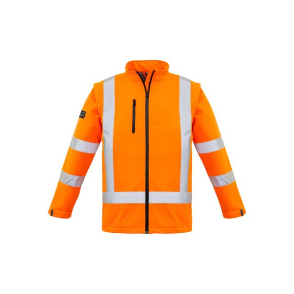 Unisex Hi Vis X Back 2 In 1 Softshell Jacket Thumbnail