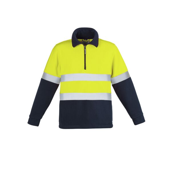 Unisex Hi Vis Polar Fleece Pullover - Hoop Taped Thumbnail