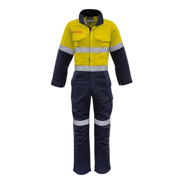 Mens Orange Flame Overall - Hoop Taped Thumbnail