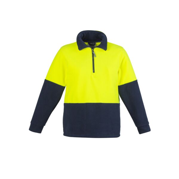 Unisex Hi Vis 1/2 Zip Polar Fleece Pullover Thumbnail