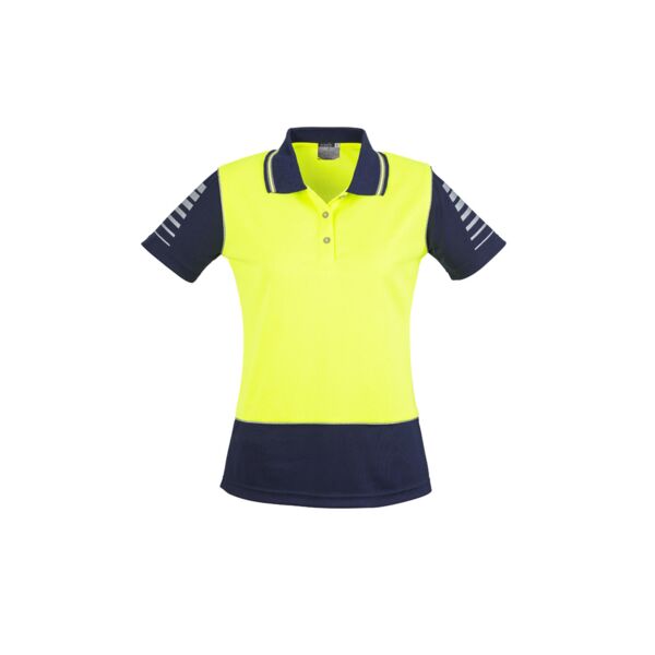 Womens Hi Vis Zone Short Sleeve Polo Thumbnail
