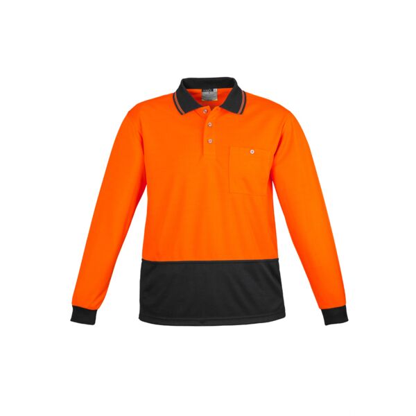 Unisex Hi Vis Basic Long Sleeve Polo Thumbnail