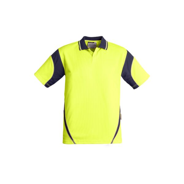 Mens Hi Vis Aztec Short Sleeve Polo Thumbnail