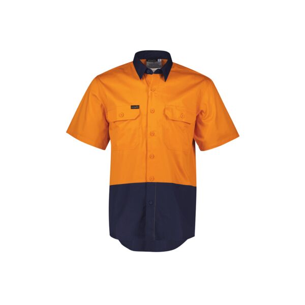 Mens Hi Vis Short Sleeve Shirt Thumbnail