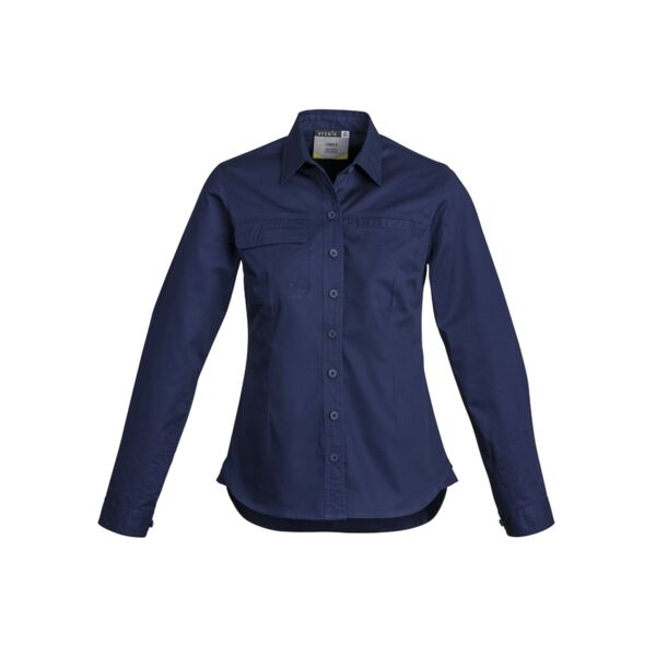Womens Lightweight Tradie Long Sleeve Shirt Thumbnail
