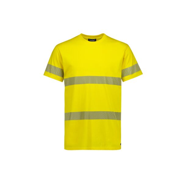 Mens Hi Vis Segmented Tape Cotton Tee Shirt Thumbnail