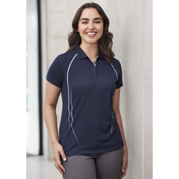 Womens Cyber Short Sleeve Polo Thumbnail