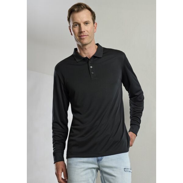 Mens Action Long Sleeve Polo Thumbnail